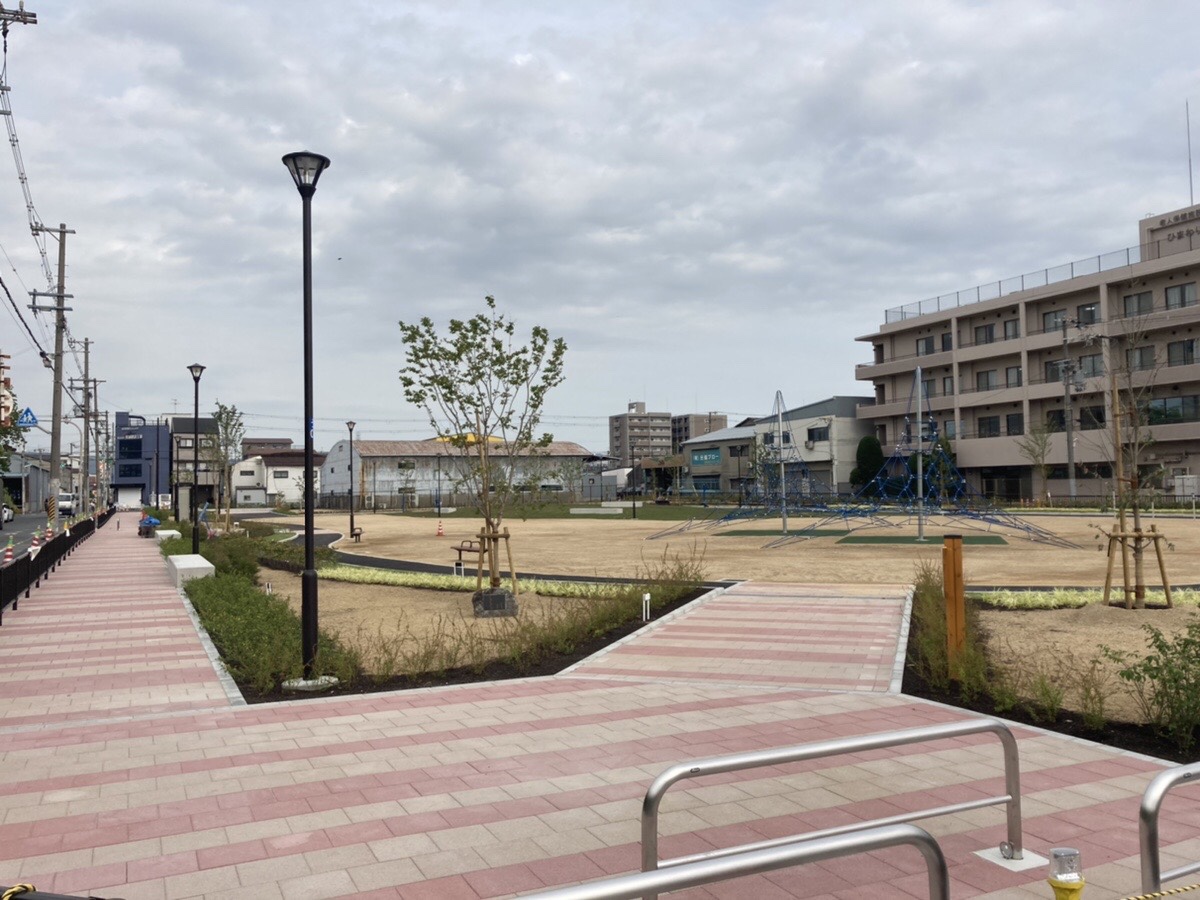 大阪市生野区　公園新設工事完成
